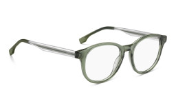 Hugo Boss Round Eyeglasses in Green – Product Photo 3