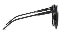 Shop Vogue Eyewear Oversized Round Sunglasses in Black online.