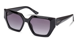 Shop Guess Irregular Sunglasses in Black online.