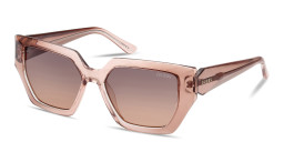 Shop Guess Irregular Sunglasses in Brown online.