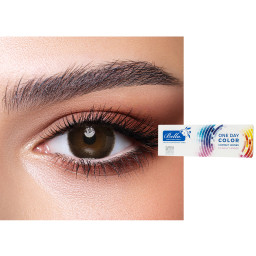 Shop Bella One-Day Color Contact Lenses - Cedar in Cedar online.