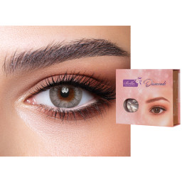 Shop Bella DIAMOND Monthly Color Contact Lenses - Silver Mist in Silver Mist online.