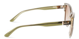 KARL LAGERFELD Cat-Eye Sunglasses in Green – Product Photo 3