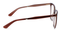 Shop Calvin Klein Square Eyeglasses in Red online.