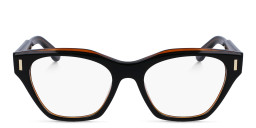 Calvin Klein Square Eyeglasses in Black – Product Photo 1