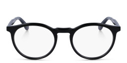 Shop Calvin Klein Unisex Round Eyeglasses in Black online.