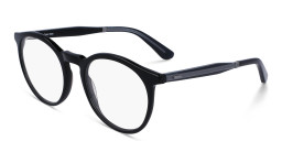 Shop Calvin Klein Unisex Round Eyeglasses in Black online.