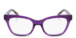 DKNY Cat-Eye Eyeglasses in Purple – Product Photo 1