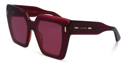 Calvin Klein Oversized Square Sunglasses in Red – Product Photo 2