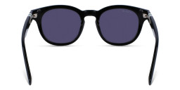 Lacoste Round Sunglasses in Black – Product Photo 4