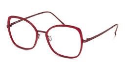 Modo Square Eyeglasses in Red – Product Photo 2