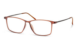 Shop Modo Square Eyeglasses in Transparent Brown online.