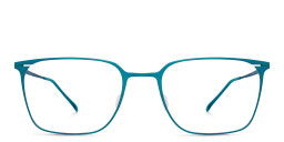 Modo Square Eyeglasses in Green – Product Photo 1