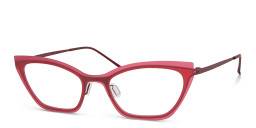 Modo Cat-Eye Eyeglasses in Red – Product Photo 2