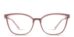 Modo Cat-Eye Eyeglasses in Transparent Pink – Product Photo 1