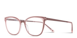 Modo Cat-Eye Eyeglasses in Transparent Pink – Product Photo 2