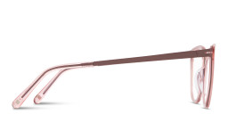 Modo Cat-Eye Eyeglasses in Transparent Pink – Product Photo 3
