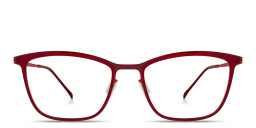 Modo Unisex Cat-Eye Eyeglasses in Burgundy – Product Photo 1