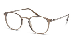 Modo Round Eyeglasses in Transparent Grey – Product Photo 1