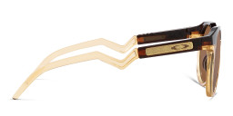 نظارات شمسية أتش أس تي أن بإطار دائري من اوكلي بلون بني - صورة المنتج 3