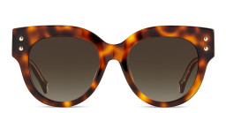 Carolina Herrera Round Sunglasses in Havana – Product Photo 1