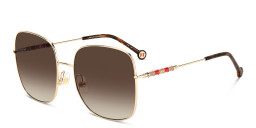 Carolina Herrera Oversized Square Sunglasses in Gold – Product Photo 2
