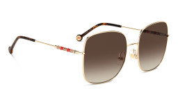 Carolina Herrera Oversized Square Sunglasses in Gold – Product Photo 3