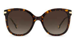 Carolina Herrera Round Sunglasses in Havana – Product Photo 1