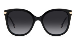 Carolina Herrera Round Sunglasses in Black/Grey Gradient – Product Photo 2