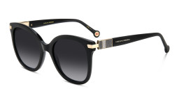 Carolina Herrera Round Sunglasses in Black – Product Photo 2