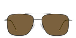 Hugo Boss Square Sunglasses in Gunmetal/Brown – Product Photo 2