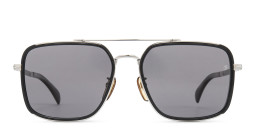 Shop Maui Jim Aeko Square Sunglasses in Silver online.