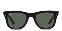 Shop Ray-Ban Reverse Unisex Square Sunglasses in Black online.