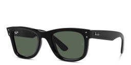 Shop Ray-Ban Reverse Unisex Square Sunglasses in Black online.