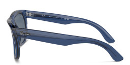 Ray-Ban Unisex Square Sunglasses in Transparent Navy Blue – Product Photo 3