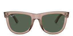 Ray-Ban Wayfarer Reverse Unisex Square Sunglasses in Brown – Product Photo 1