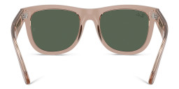 Ray-Ban Wayfarer Reverse Unisex Square Sunglasses in Brown – Product Photo 4