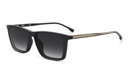 Hugo Boss Square Eyeglasses in Black – Product Photo 1