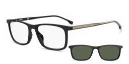 Hugo Boss Square Eyeglasses in Black – Product Photo 1