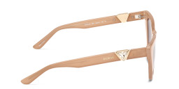 Shop Guess Square Sunglasses in Beige online.