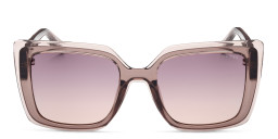 Shop Guess Square Sunglasses in Beige online.