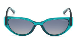 Guess Cat-Eye Sunglasses in Dark Green/Gradient Green – Product Photo 1