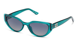 Shop Guess Cat-Eye Sunglasses in Dark Green online.