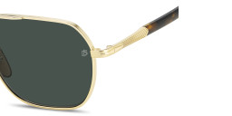 Shop DAVID BECKHAM Aviator Sunglasses in Gold Havana online.