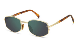 DAVID BECKHAM Irregular Sunglasses in Gold Honey Havana – Product Photo 2