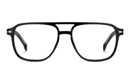 Hugo Boss Aviator Eyeglasses in Black – Product Photo 1