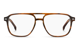 نظارات طبية أفياتور من هوجو بوس بلون بني - صورة المنتج 1