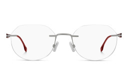 Hugo Boss Rimless Round Eyeglasses in Clear – Product Photo 1