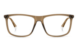 Shop Polaroid Rectangle Eyeglasses in Beige online.