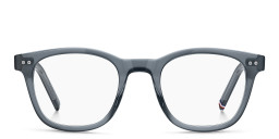 Tommy Hilfiger Square Eyeglasses in Grey – Product Photo 1